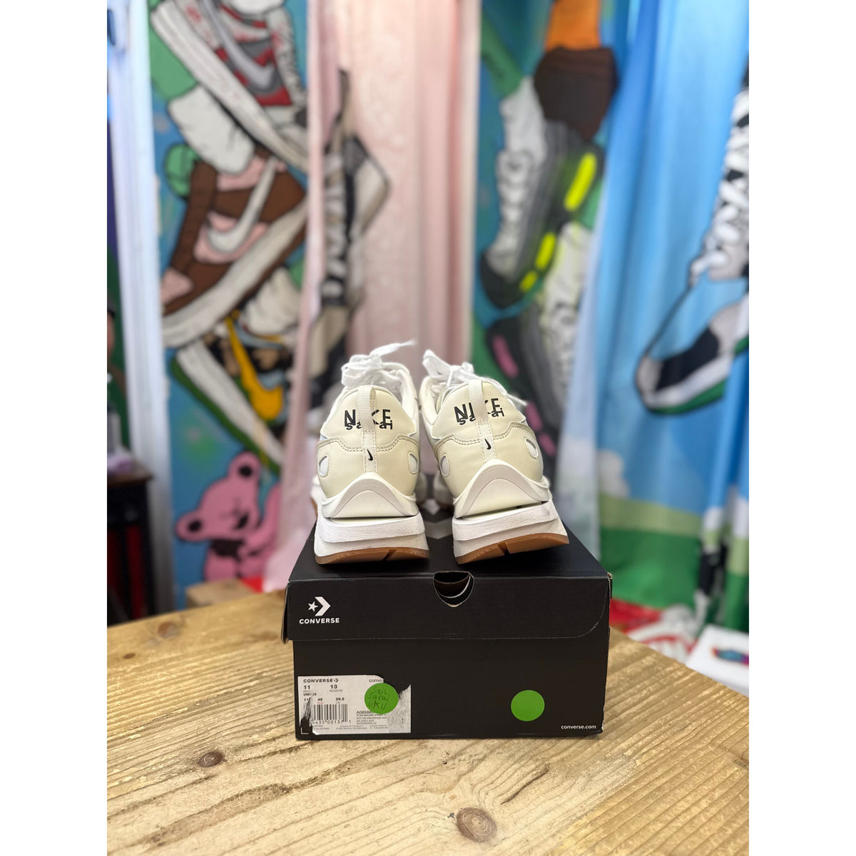 Nike Vaporwaffle Sacai Sail Gum UK 11
