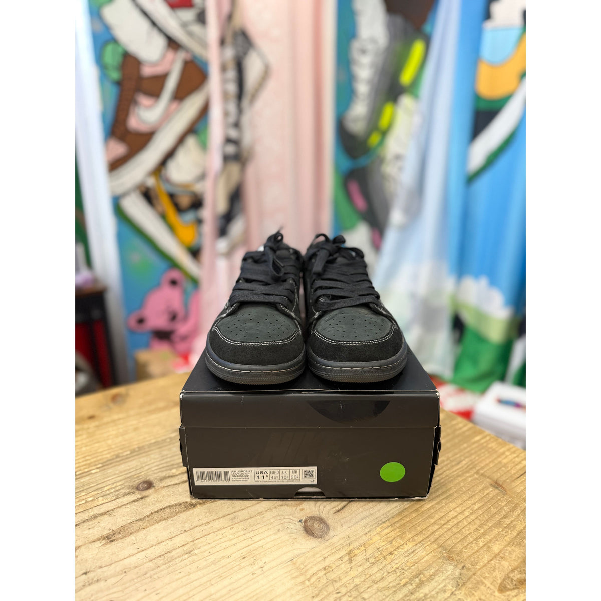 Jordan 1 Low Travis Scott Black Phantom UK 10.5