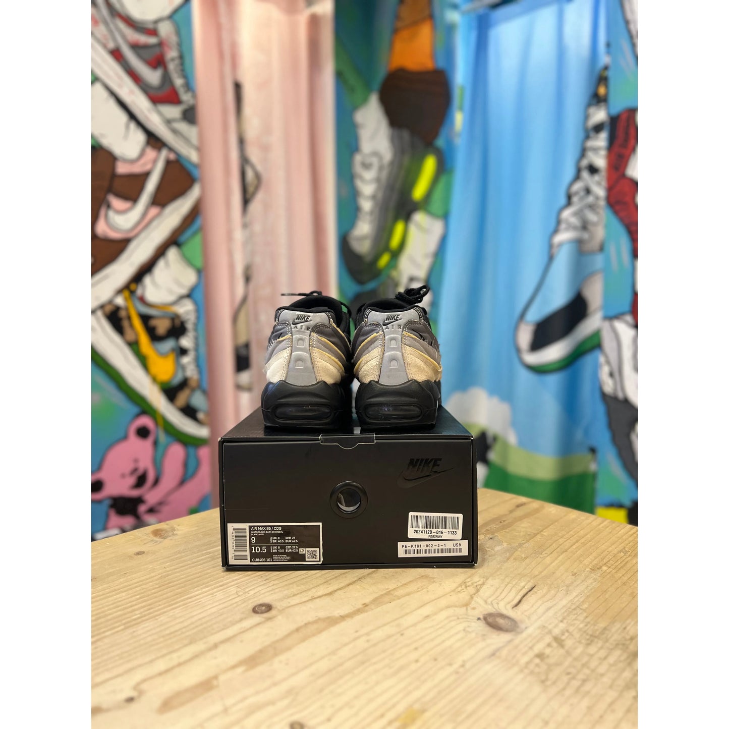 Air Max 95 CDG Grey UK 8