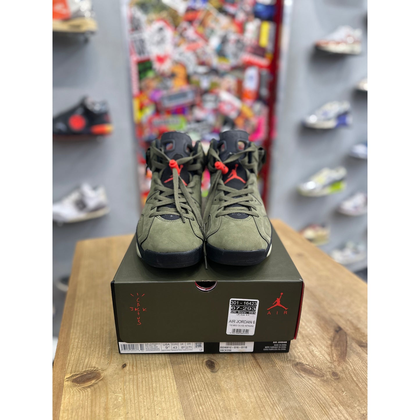 Jordan 6 Retro Travis Scott UK 8.5