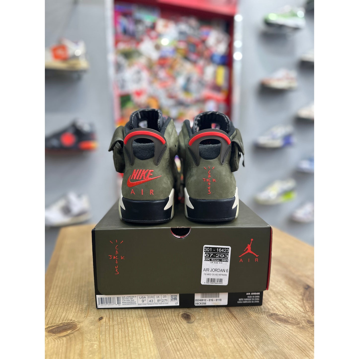 Jordan 6 Retro Travis Scott UK 8.5