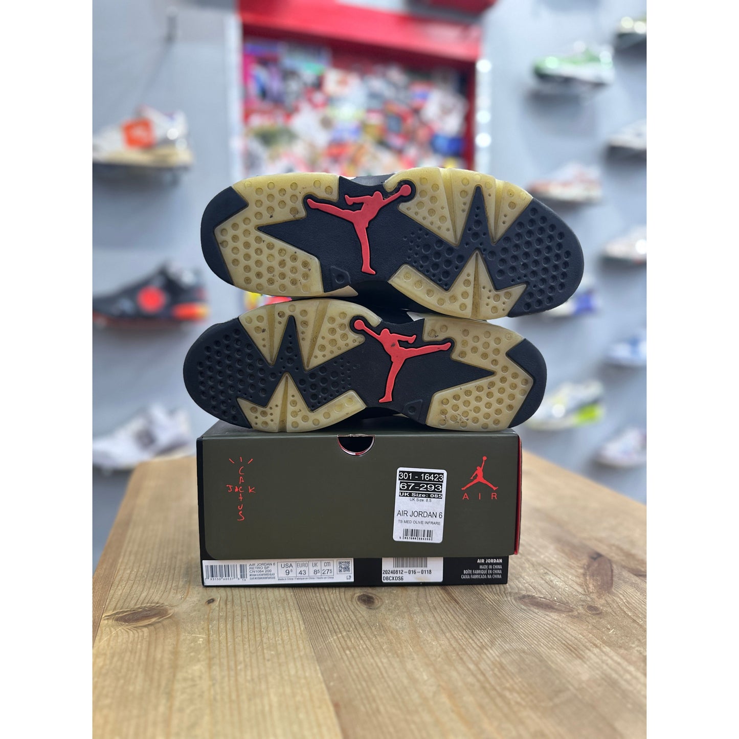 Jordan 6 Retro Travis Scott UK 8.5