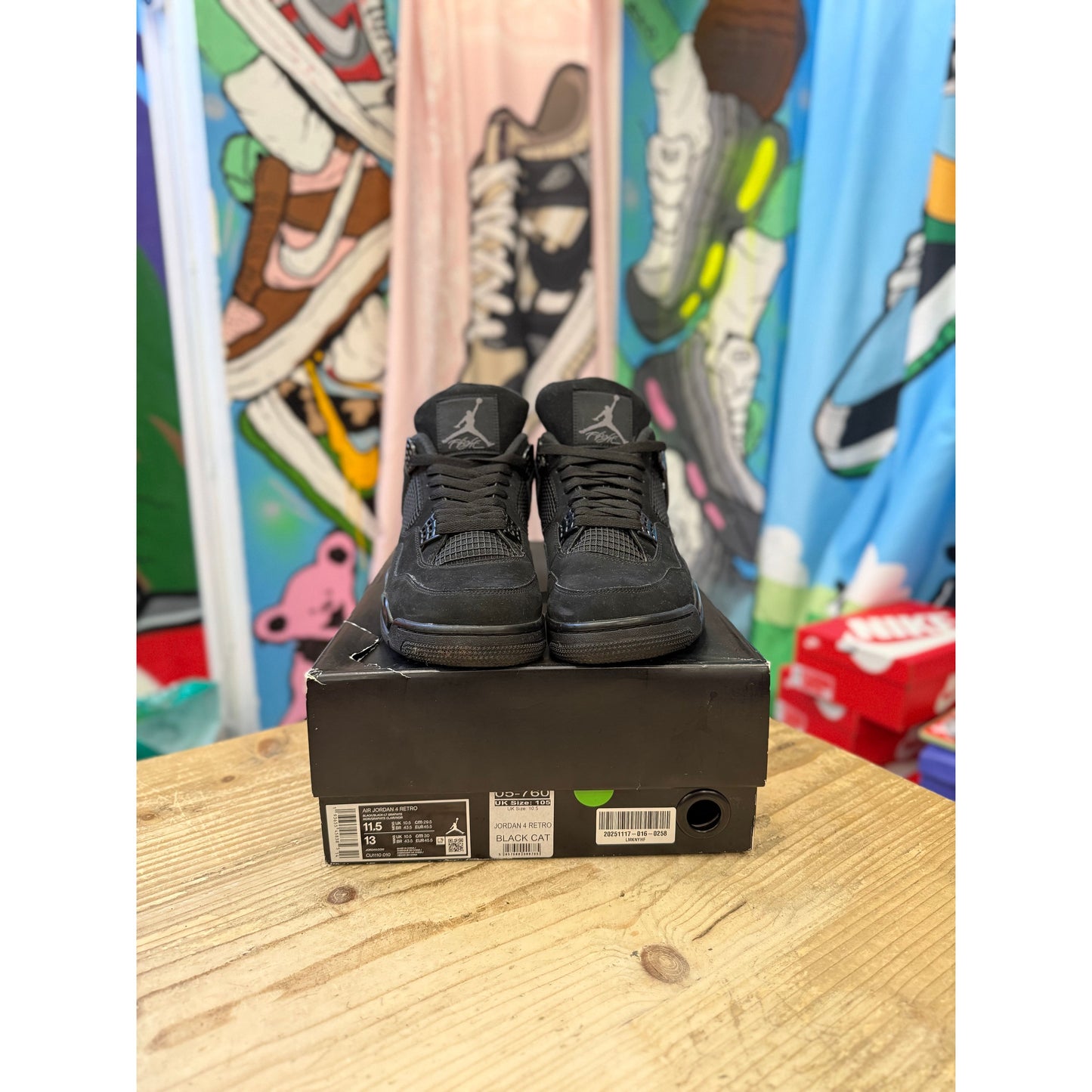 Jordan 4 Black Cat (2020) UK 10.5