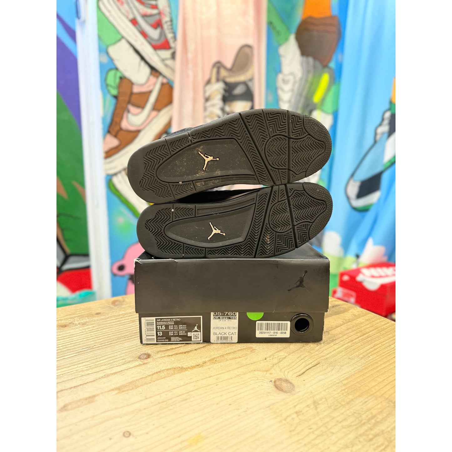 Jordan 4 Black Cat (2020) UK 10.5