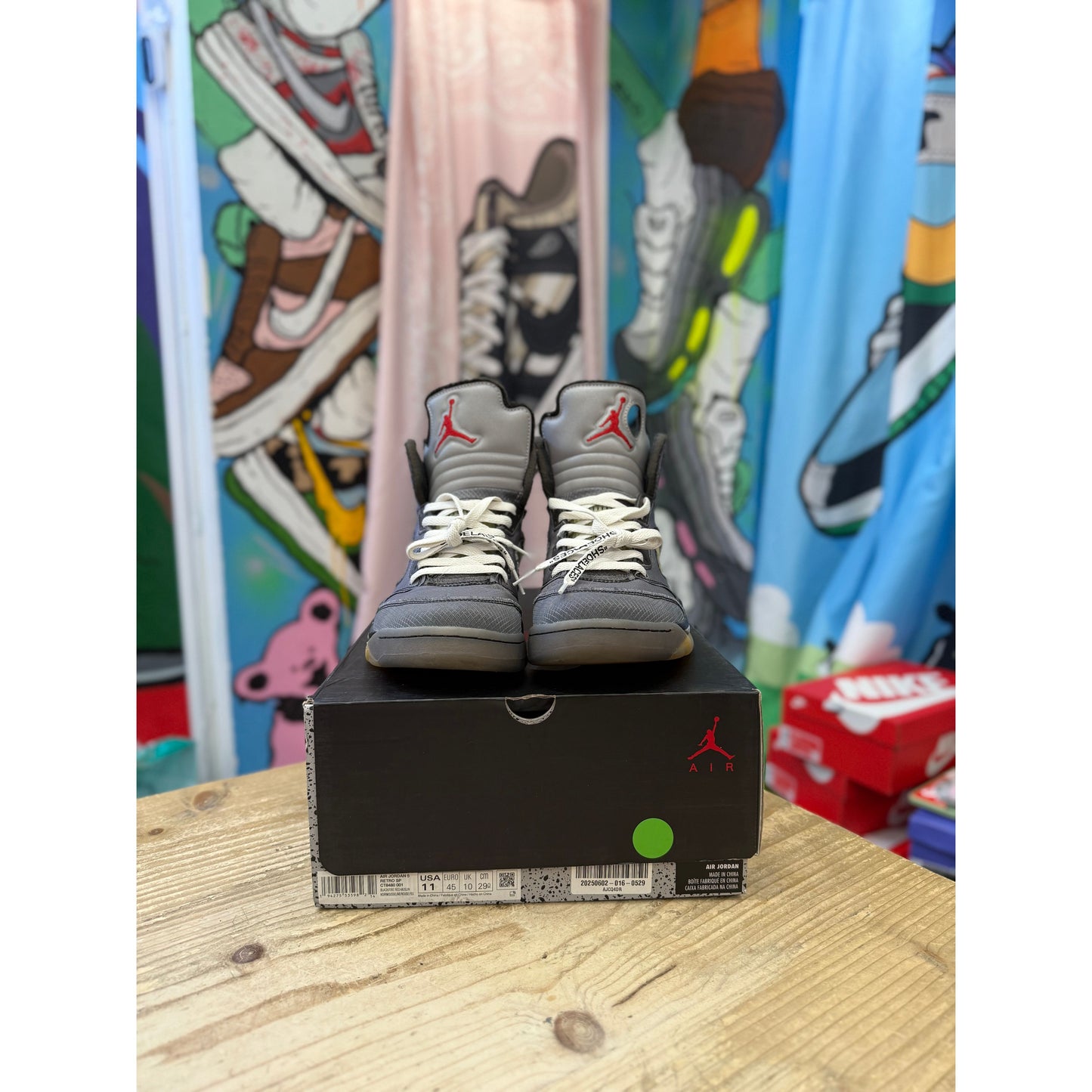 Jordan 5 Off White Muslin UK 10