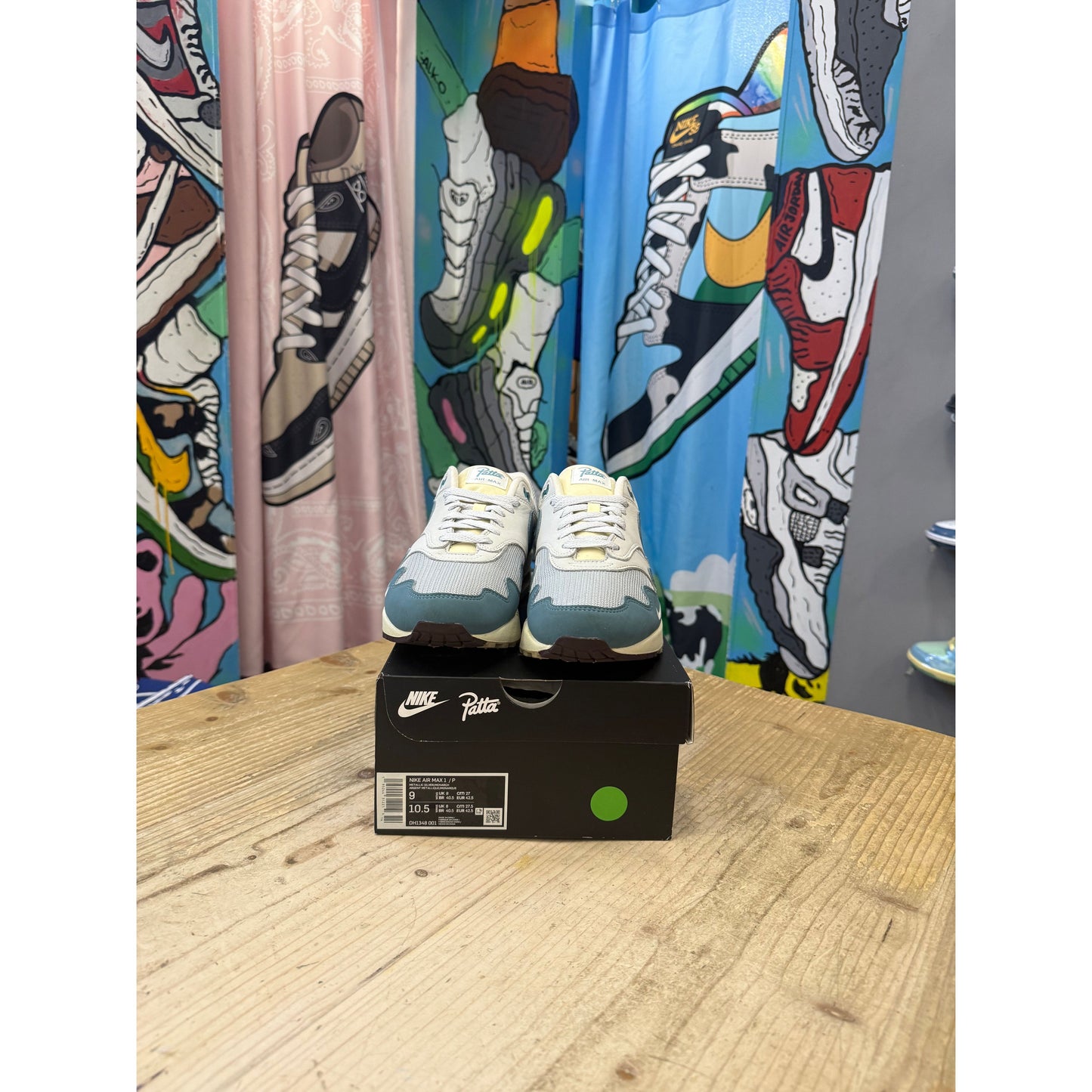 Nike Air Max 1 Patta Aqua UK  8