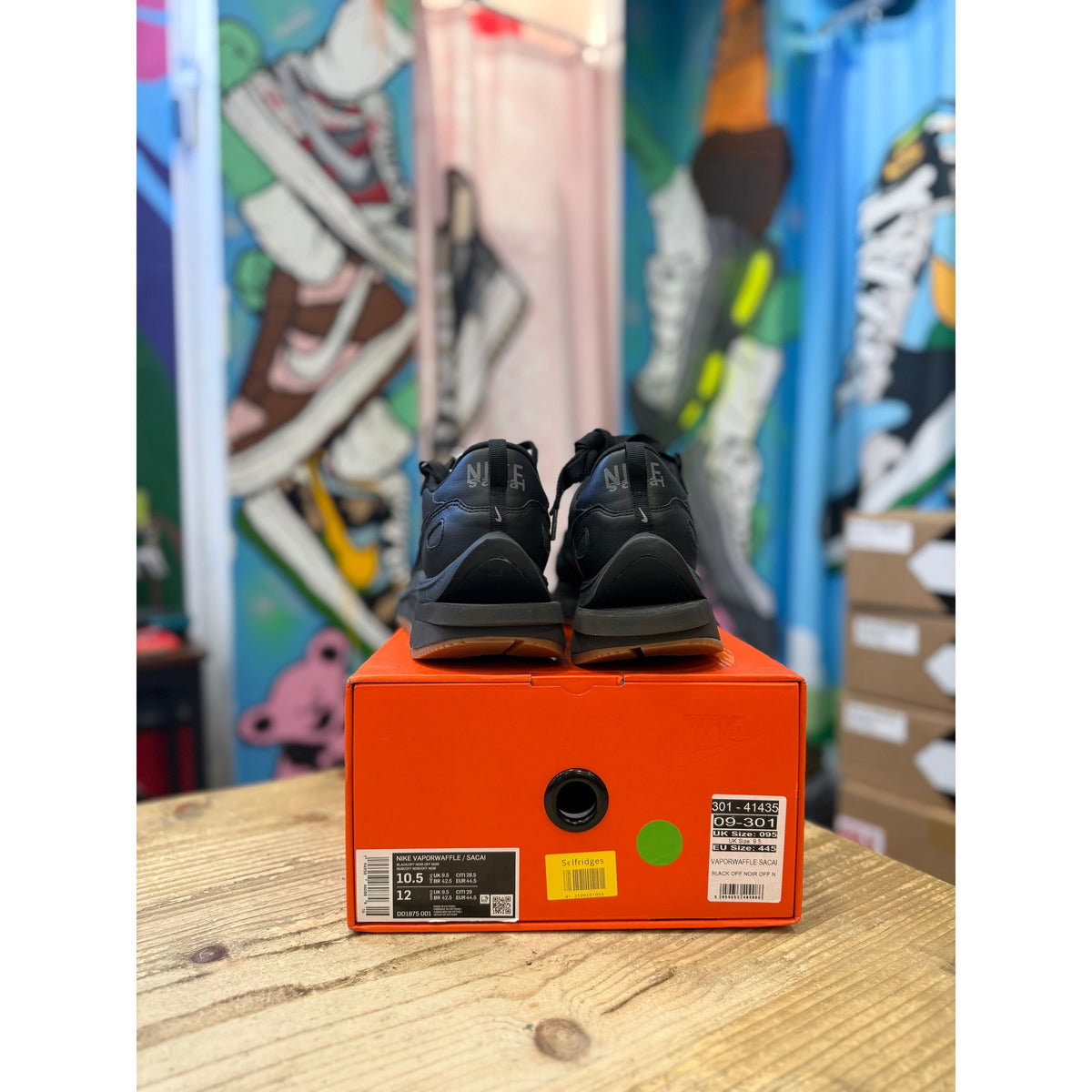 Nike Sacai Vaporwaffle Black Gum UK 9.5