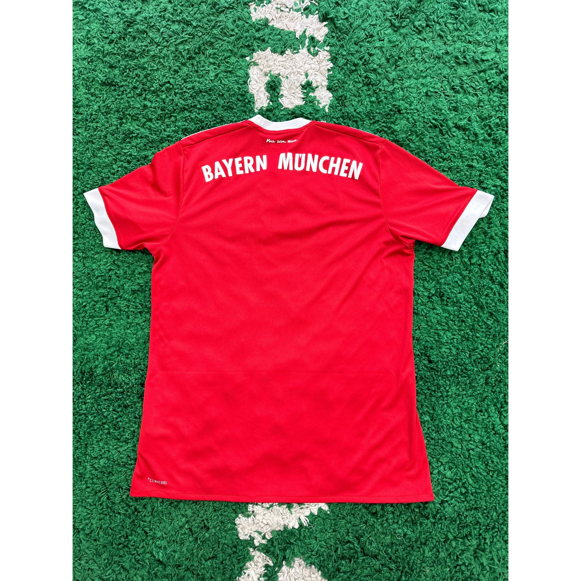 Bayern Munich 2017/18 Home Shirt M by KershKits in . Available at KershKicks for £45.00. A must-have for fans of KershKits looking to elevate their style with this Kits.