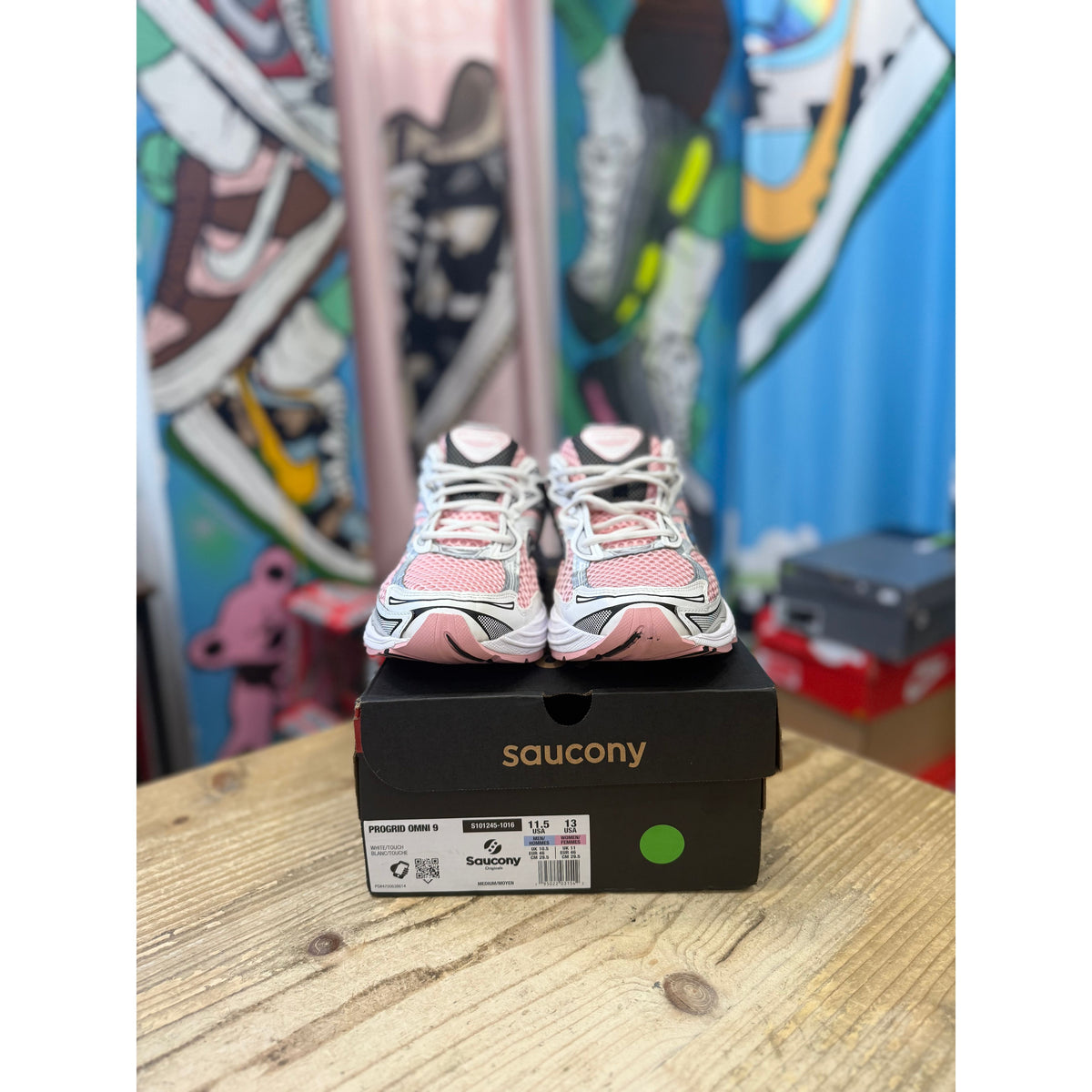 Saucony Progrid Omni White Touch UK 10.5