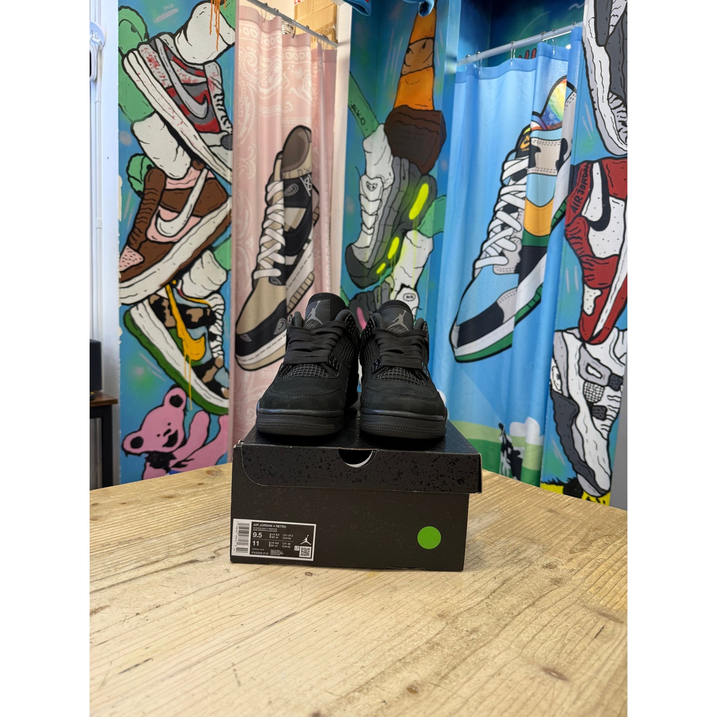 Jordan 4 Black Cat UK8.5