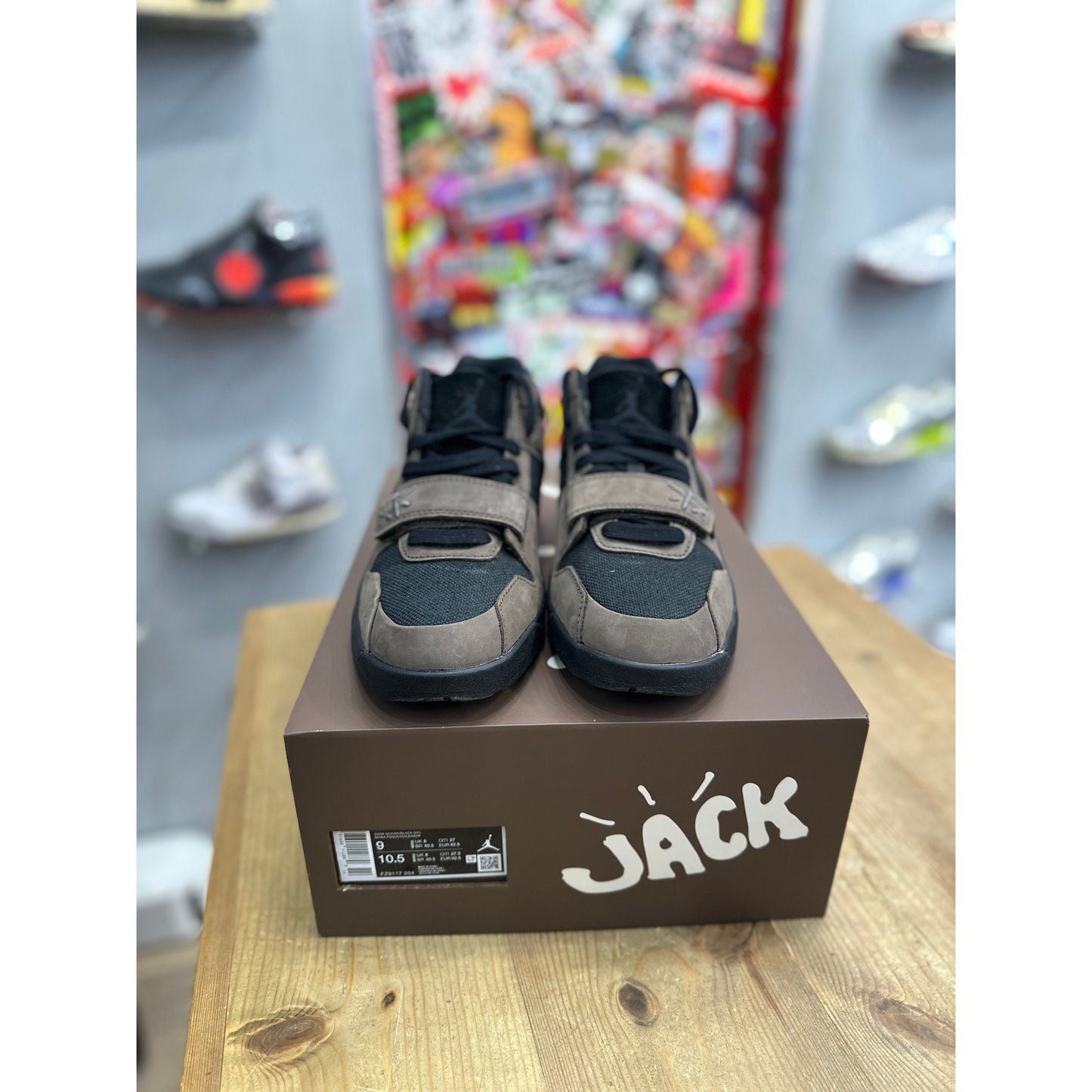 Jordan Jumpman Jack TR Travis Scott Dark Mocha UK 8