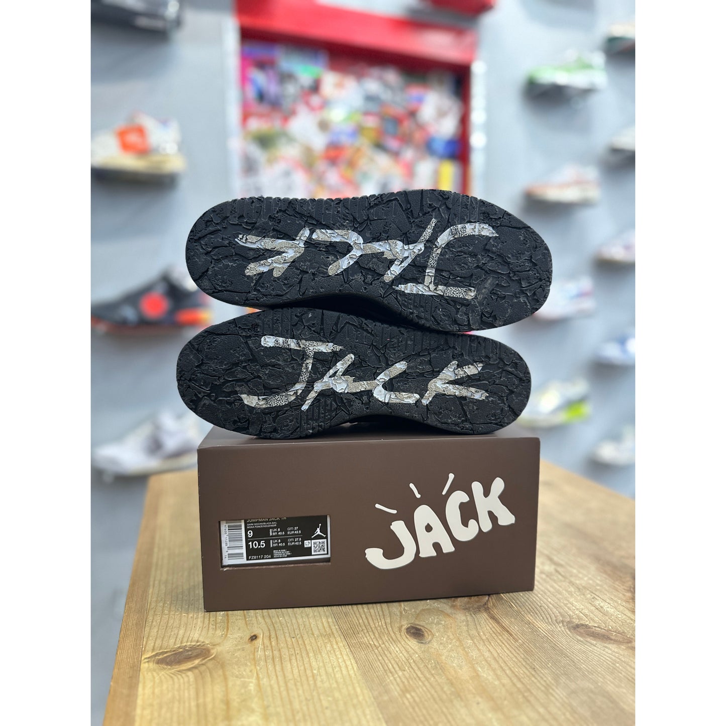 Jordan Jumpman Jack TR Travis Scott Dark Mocha UK 8