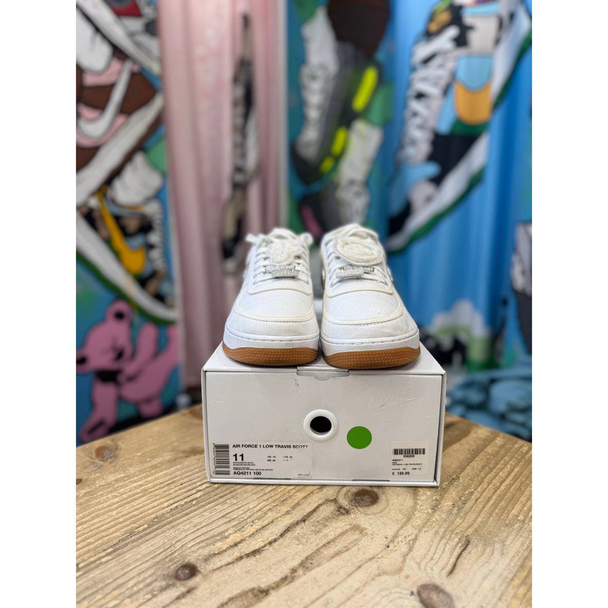 Nike Air Force 1 Travis Scott White UK 10