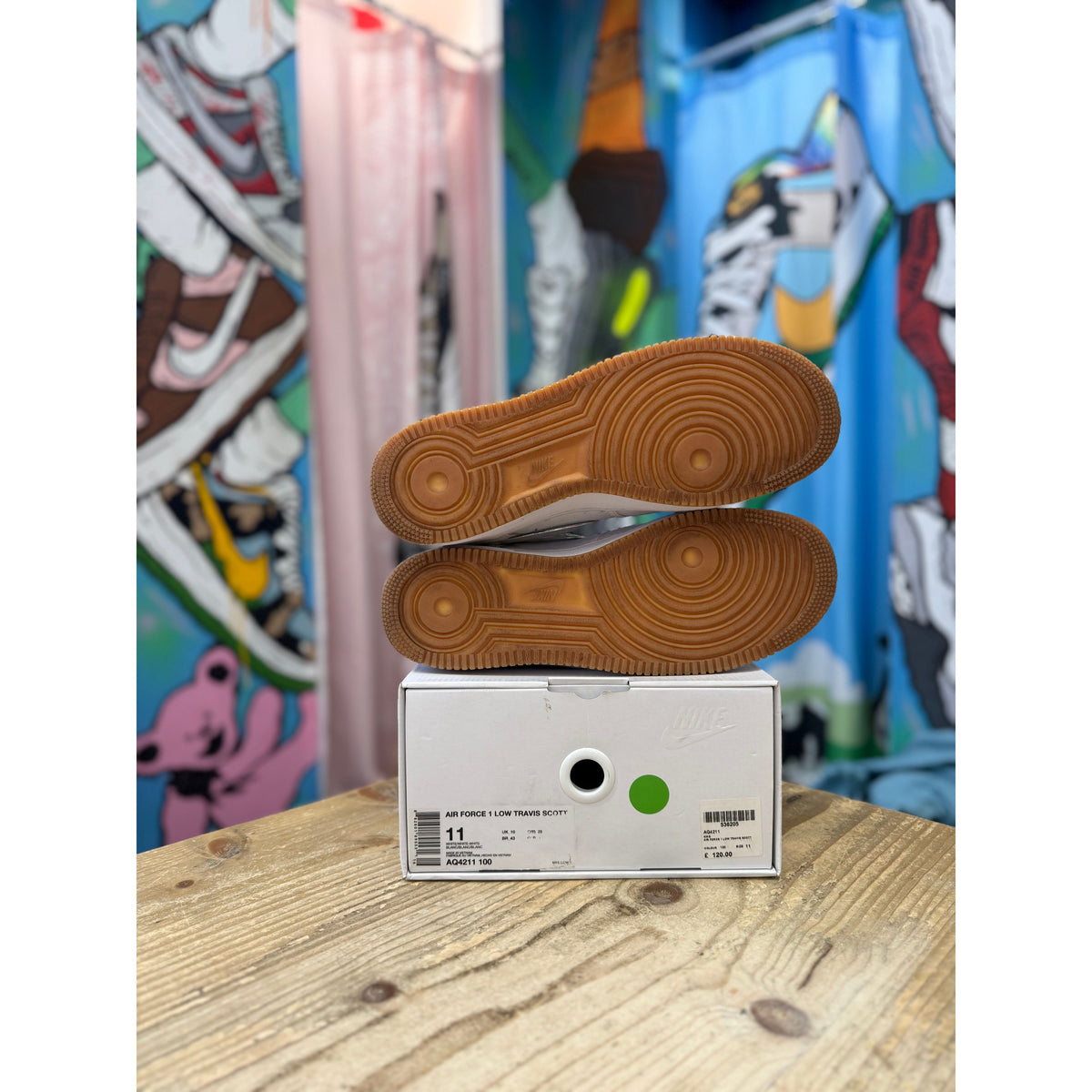 Nike Air Force 1 Travis Scott White UK 10