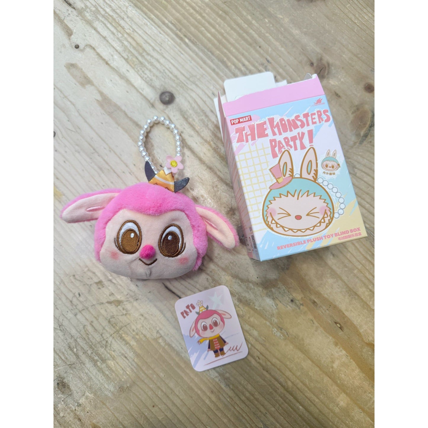 Pop Mart Labubu The Monster Party Series Reversible Plush Doll Blind Box
