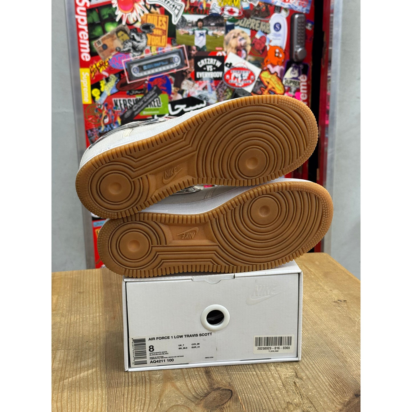 Nike Air Force 1 Low Travis Scott Sail UK 7