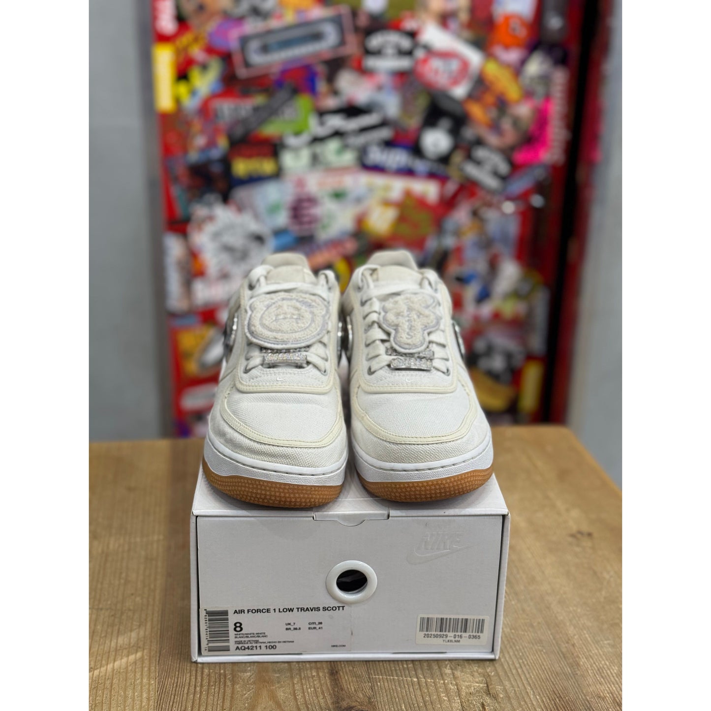 Nike Air Force 1 Low Travis Scott Sail UK 7