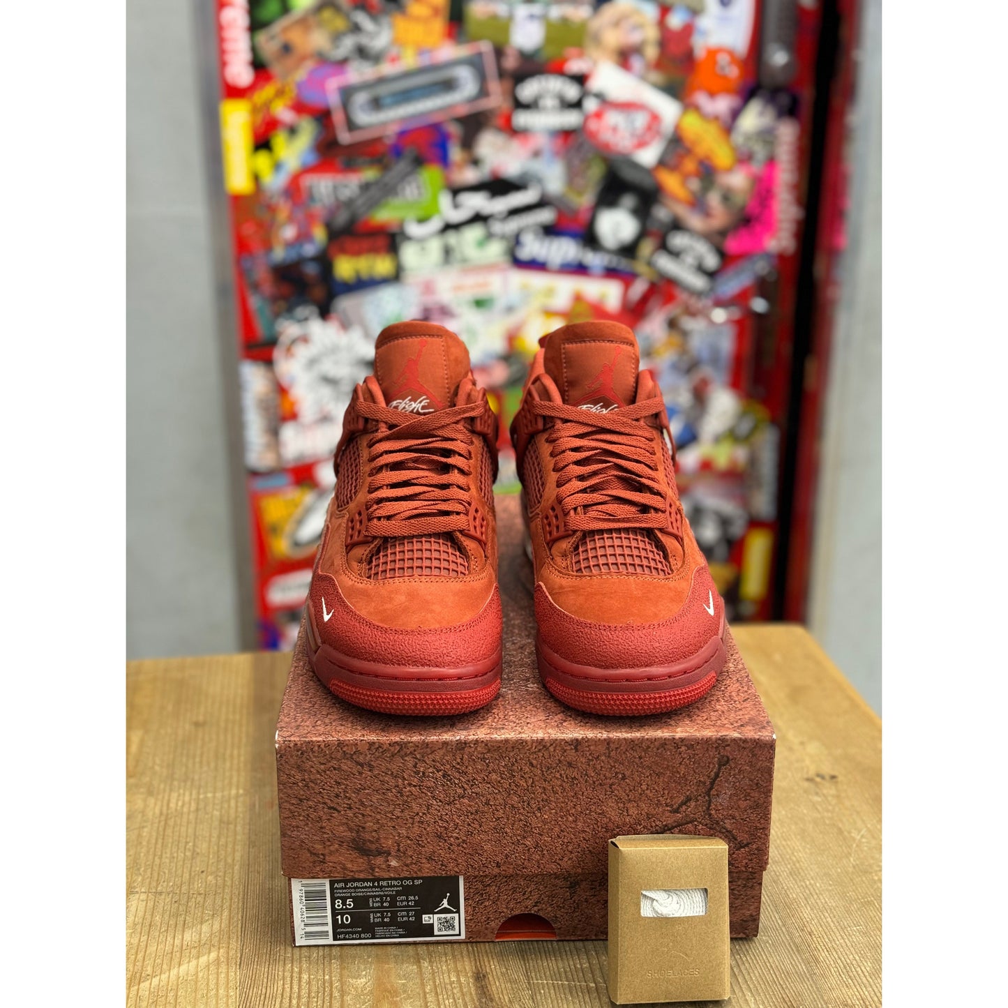 Air Jordan 4 Retro OG SP Nigel Sylvestor Brick by Brick UK 7.5