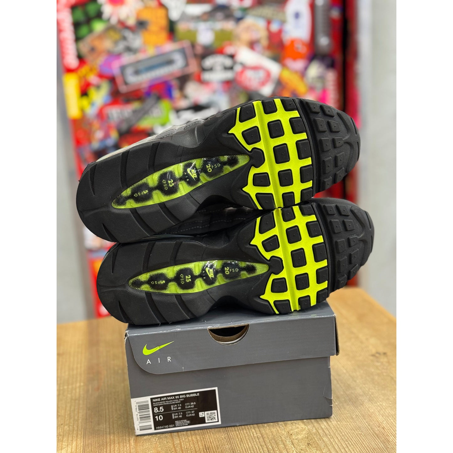 Nike Air Max 95 Big Bubble Neon UK 7.5