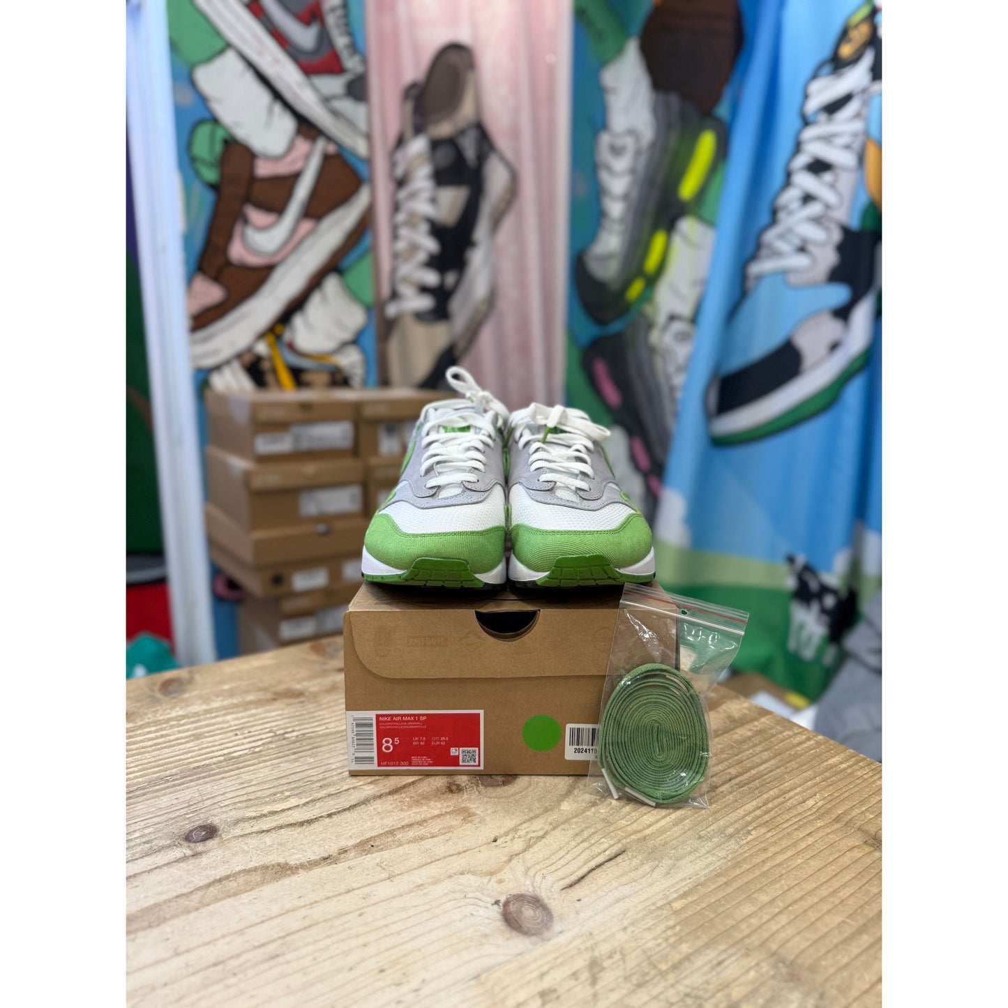 Nike Air Max 1 Patta Chlorophyll UK 7.5