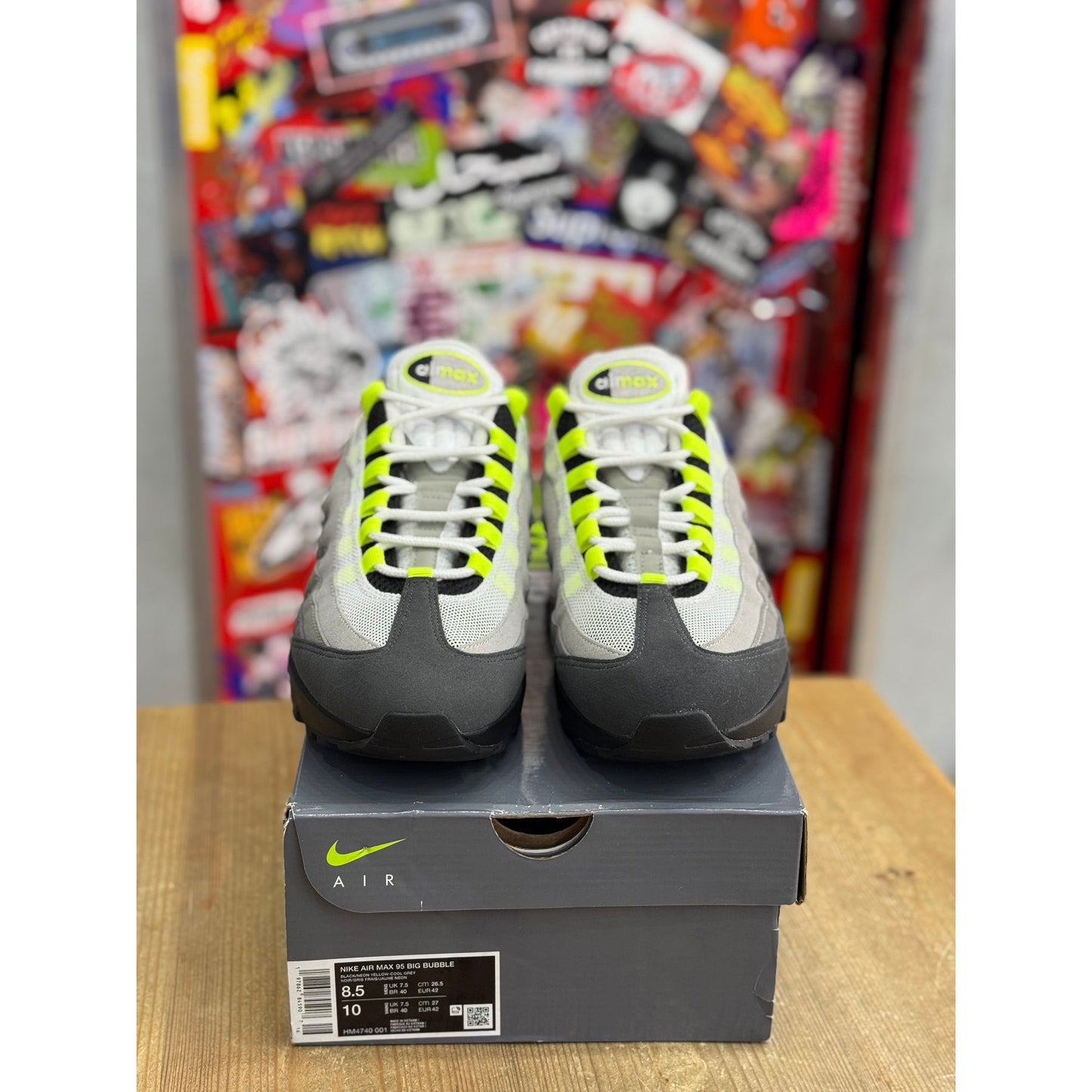 Nike Air Max 95 Big Bubble Neon UK 7.5