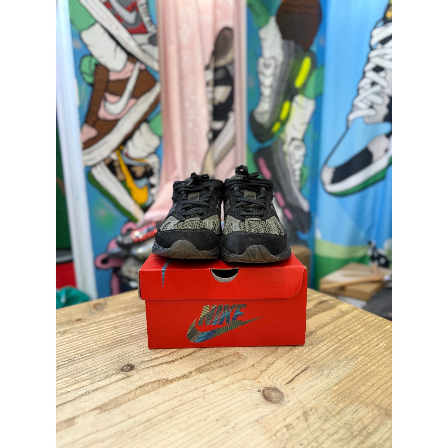 New Balance x Stone Island 991v2 Olive Green UK 8