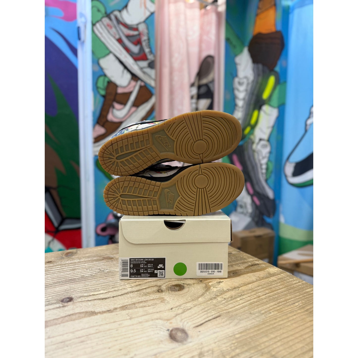 Nike SB Dunk Low Supreme Rammellzee UK 7