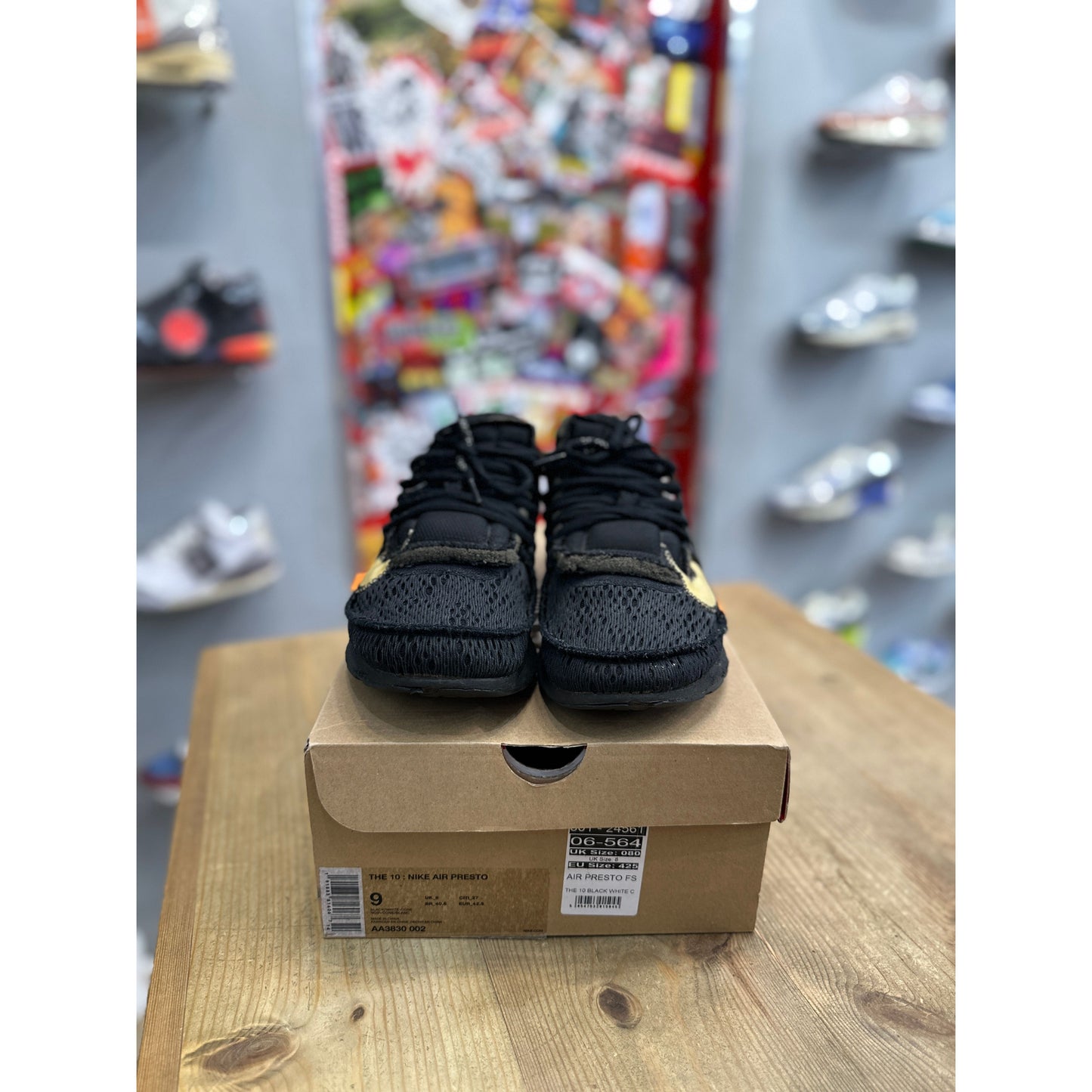 Nike Air Presto Off-White Black (2018) UK 8