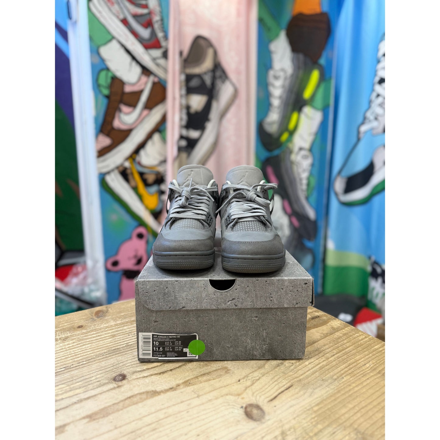 Jordan 4 Wet Cement Paris Olympics UK9