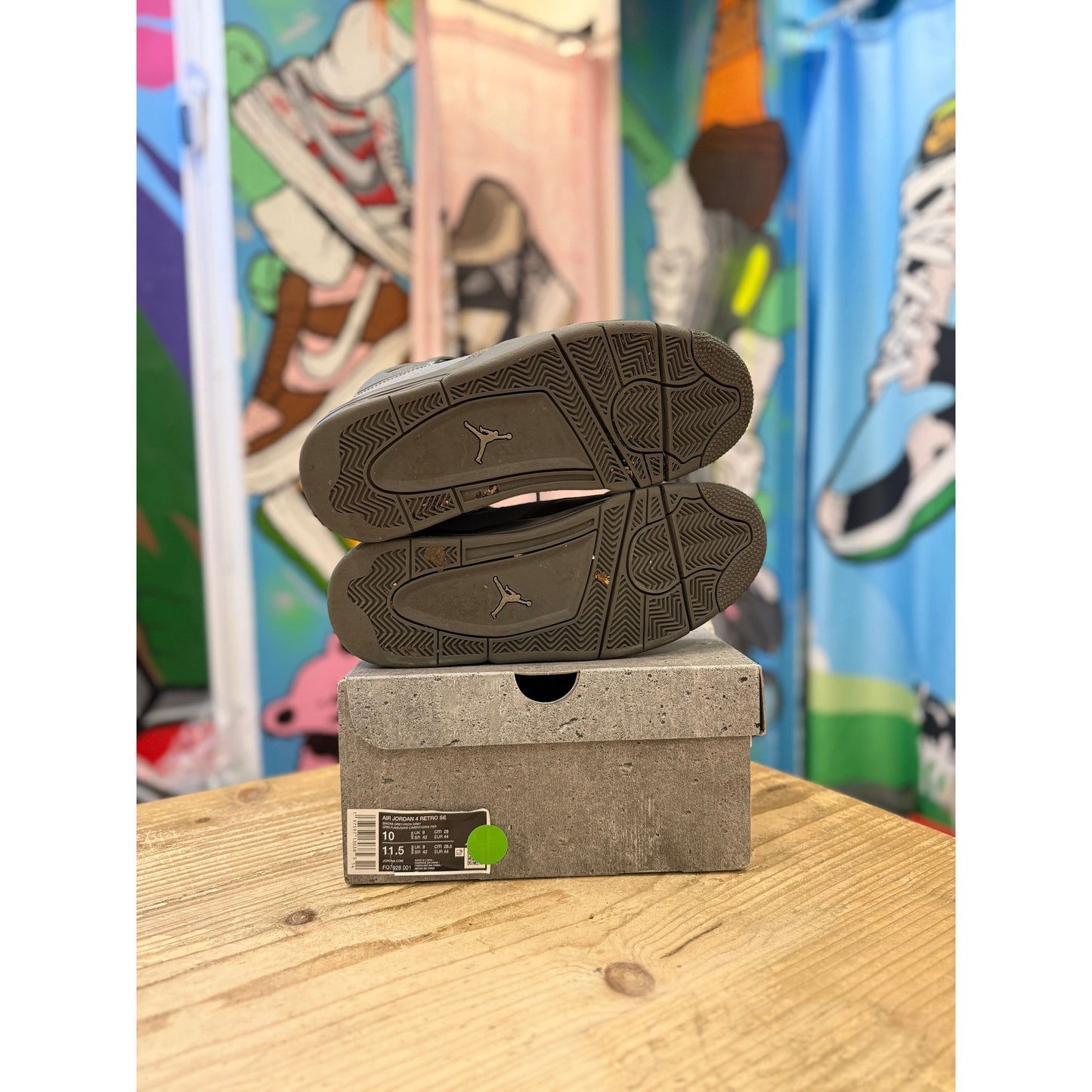 Jordan 4 Wet Cement Paris Olympics UK9