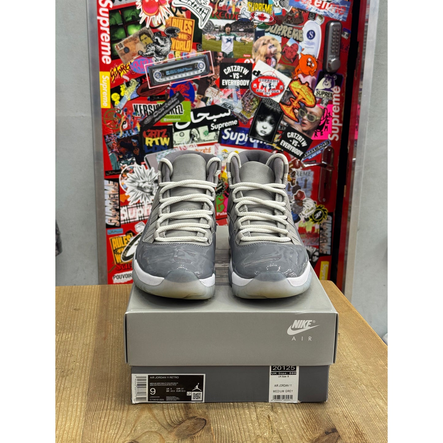 Jordan 11 Retro Cool Grey (2021) UK 8
