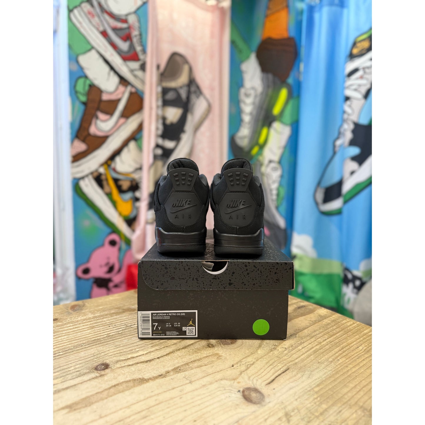 Jordan 4 Black Cat GS (2025) UK6