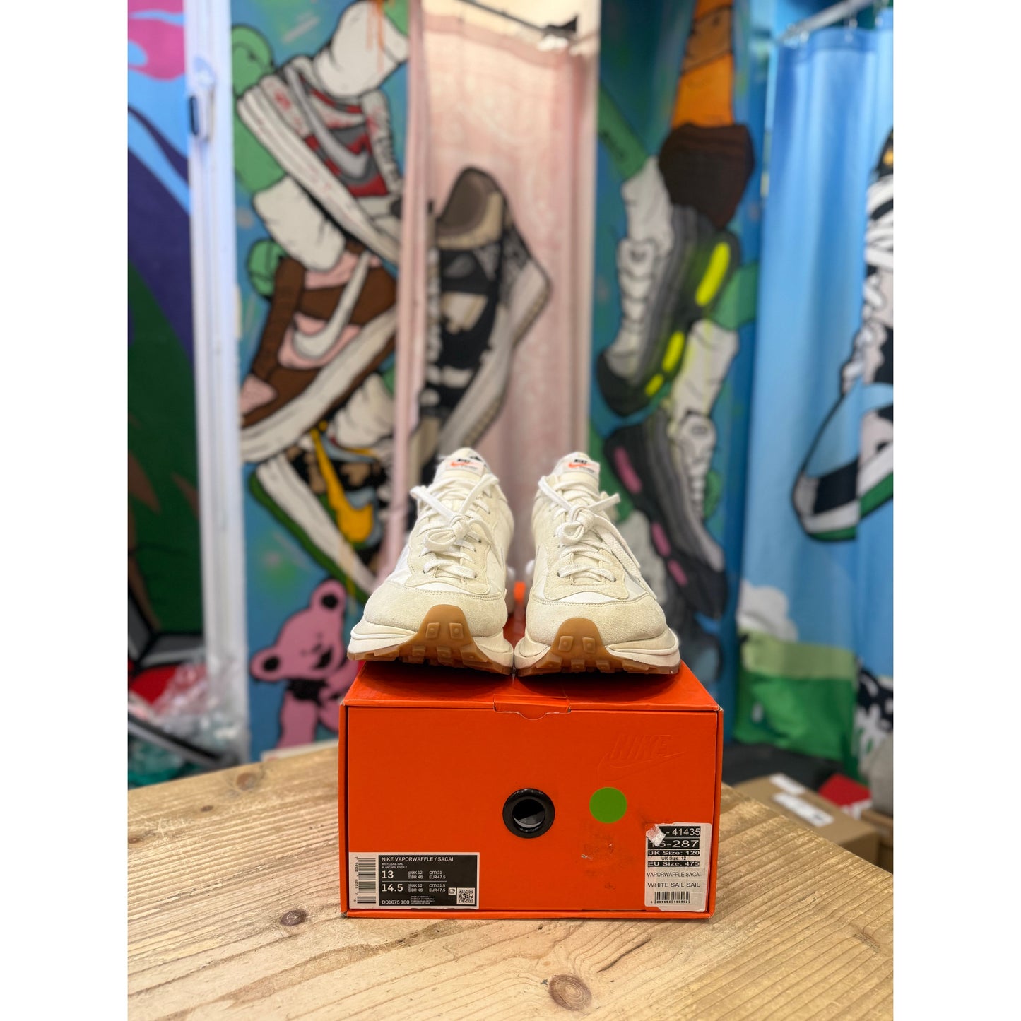 Nike x Sacai Vapourwaffle Sail UK12