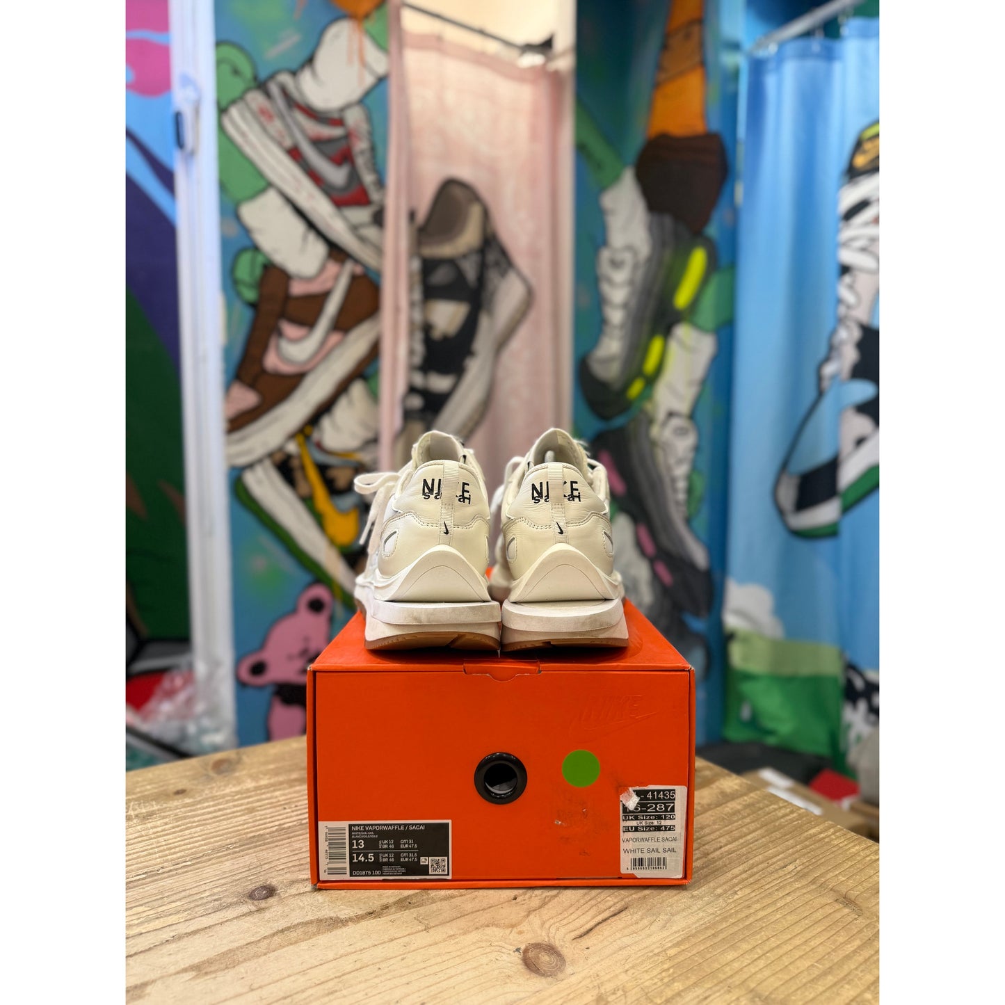 Nike x Sacai Vapourwaffle Sail UK12