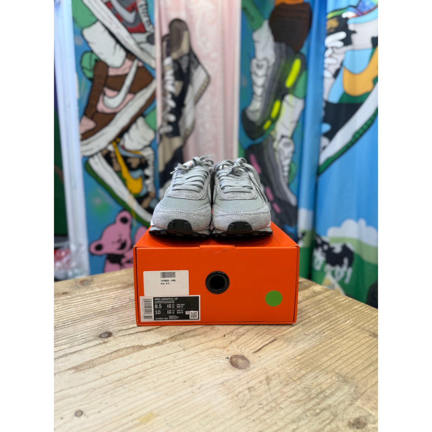 Nike Sacai LDWaffle Fragment Grey UK 7.5.