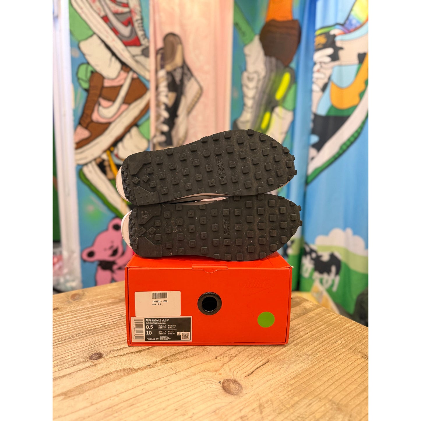 Nike Sacai LDWaffle Fragment Grey UK 7.5.