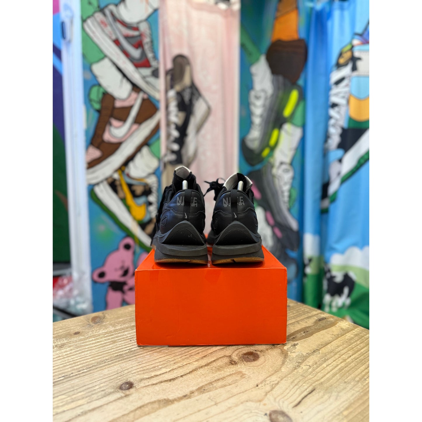 Nike Sacai Vapourwaffle Black Gum UK 8.5