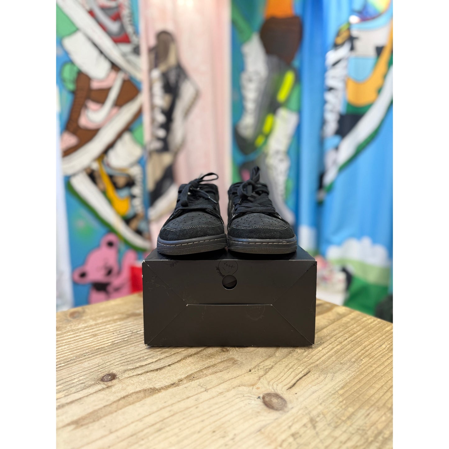 Jordan 1 Low Travis Scott Black Phantom UK 6.5