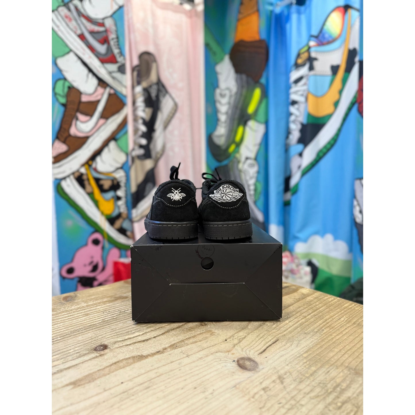 Jordan 1 Low Travis Scott Black Phantom UK 6.5