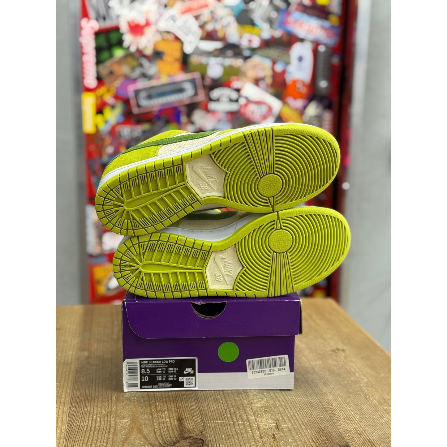 Nike SB Dunk Low Green Apple UK 7.5
