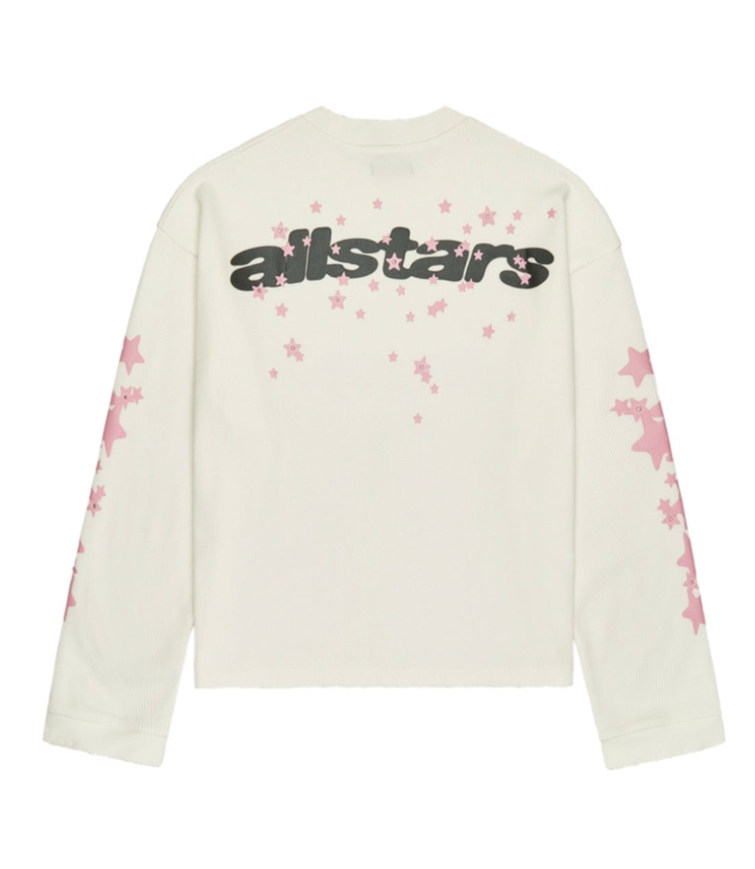 BROKEN PLANET VANILLA WHITE ALLSTARS WAFFLE LONG SLEEVE