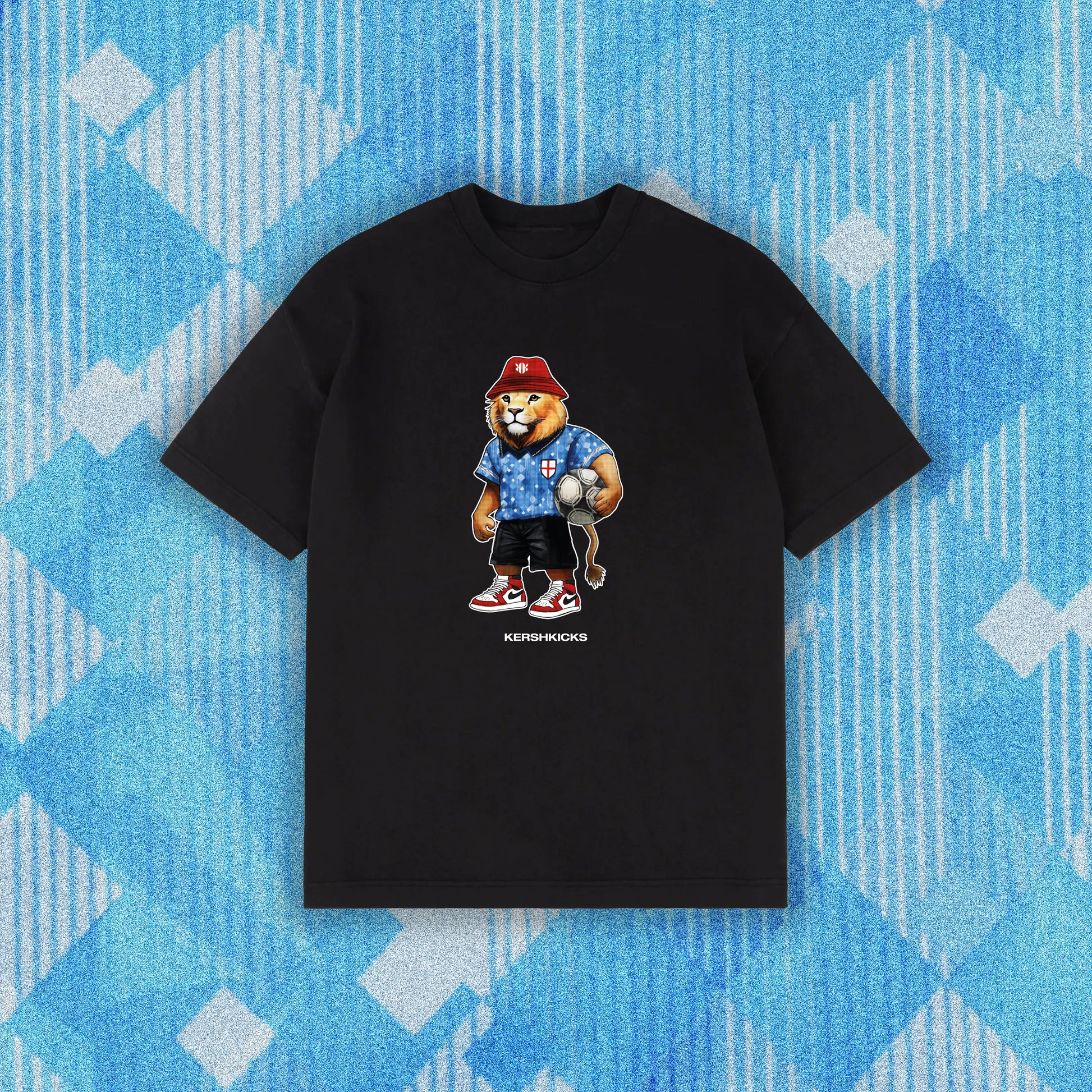 England Lion Tee Black by KershKicks in Uncategorized. Available at KershKicks for £10.00. A must-have for fans of KershKicks looking to elevate their style with this T-Shirt.