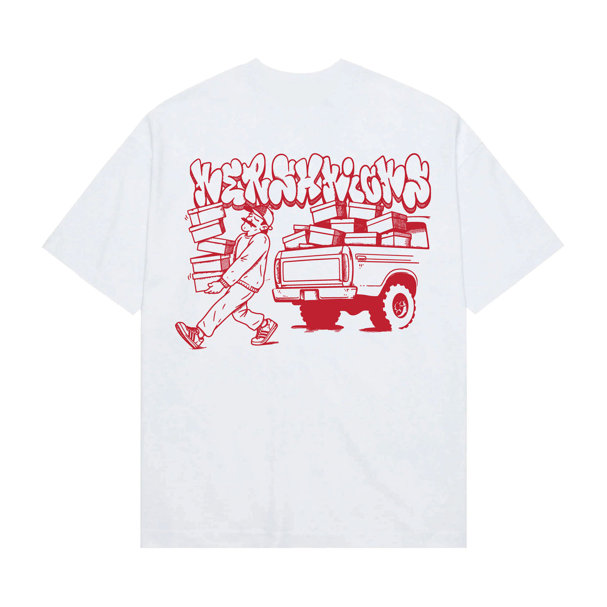 Full Truck Tee White