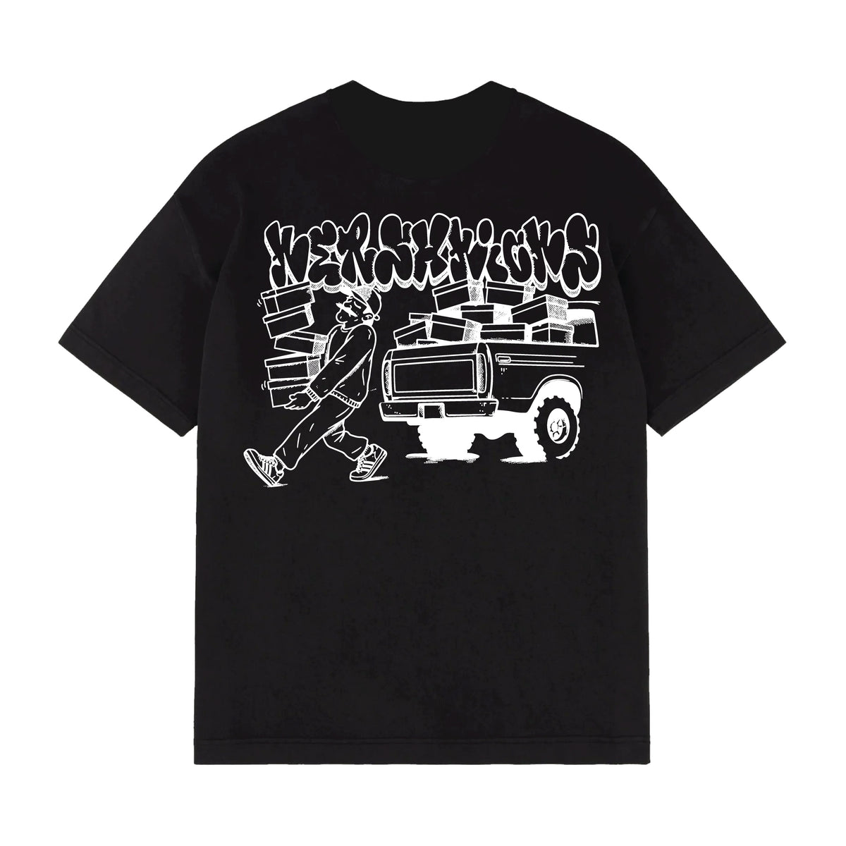 Full Truck Tee Black