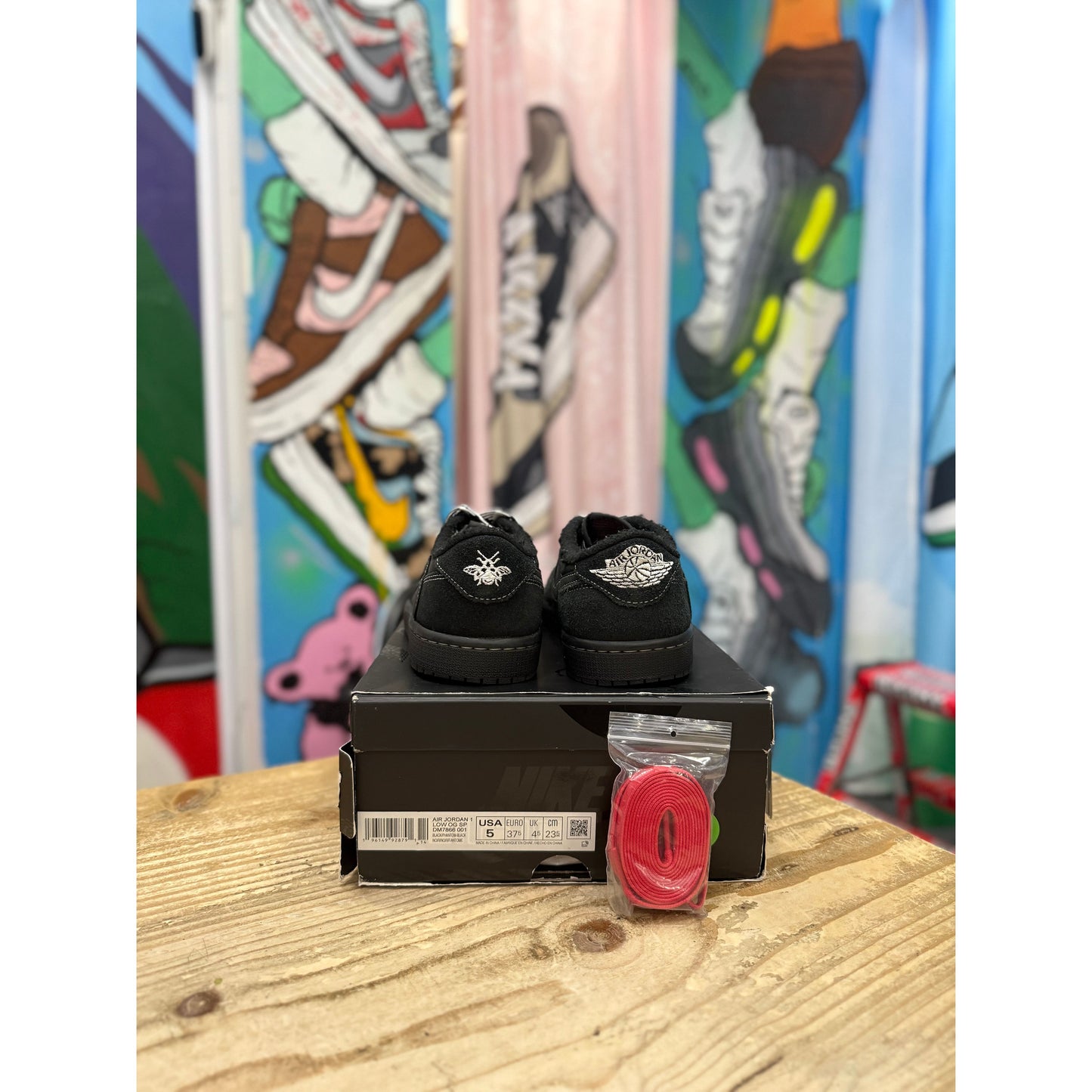 Jordan 1 Low Travis Scott Black Phantom UK 4.5