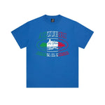 Corteiz Italy Alcatraz Tee Royal Blue