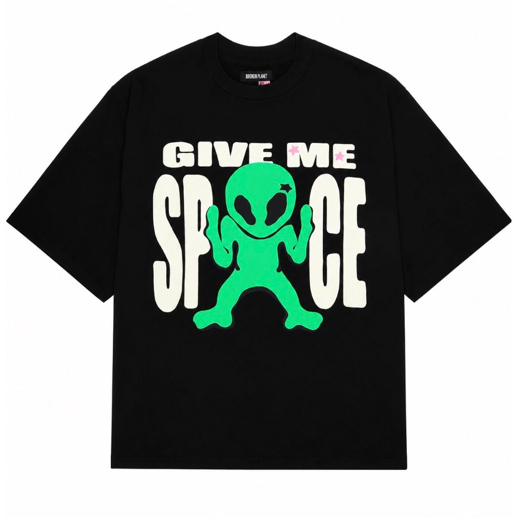 Broken Planet Give Me Space T-shirt Black