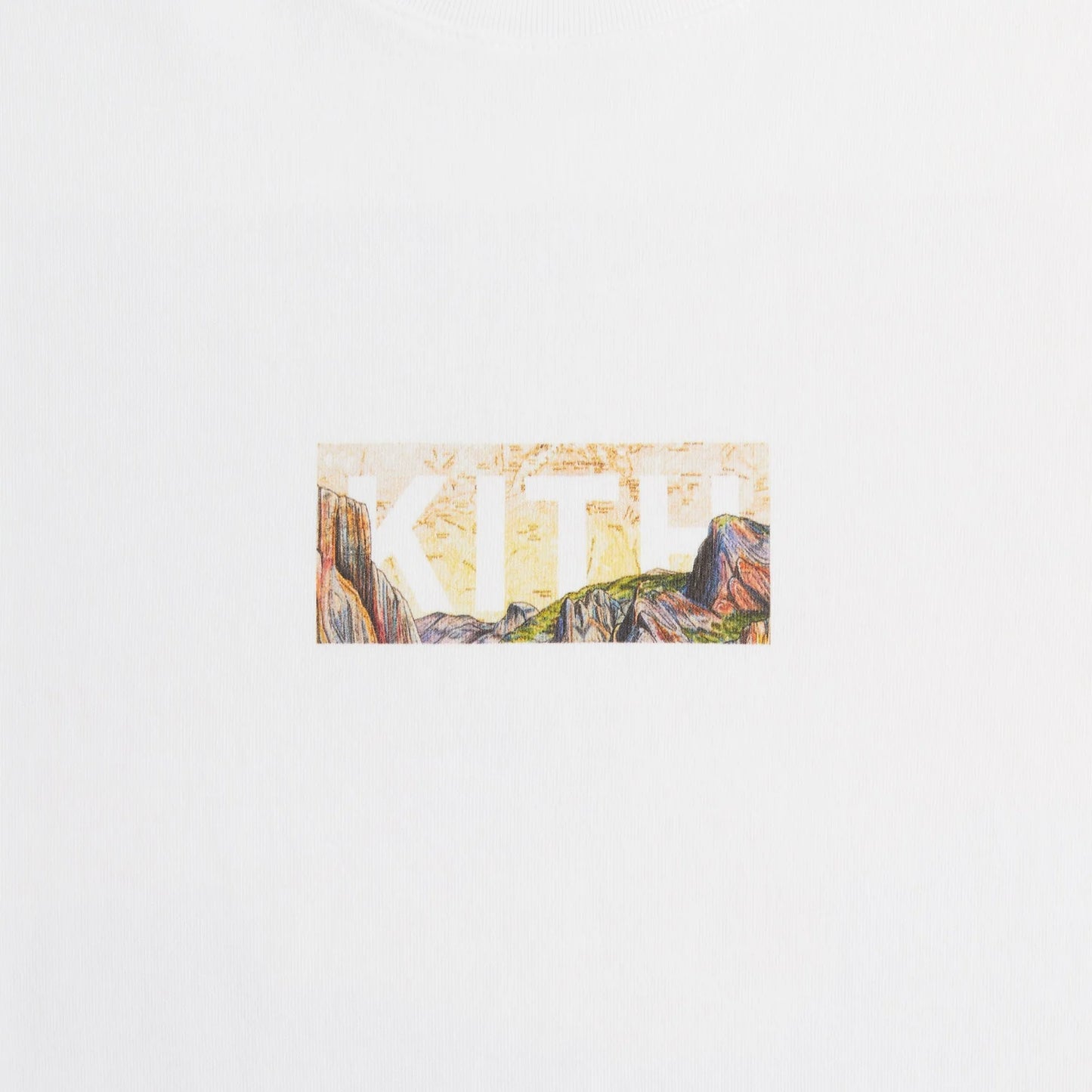 Kith x Columbia Yosemite Classic Logo Tee White by Kith from £115.00