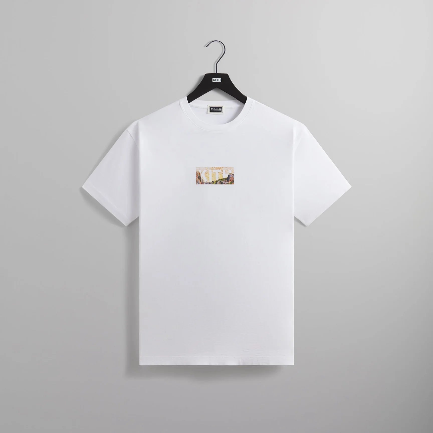 Kith x Columbia Yosemite Classic Logo Tee White by Kith from £115.00