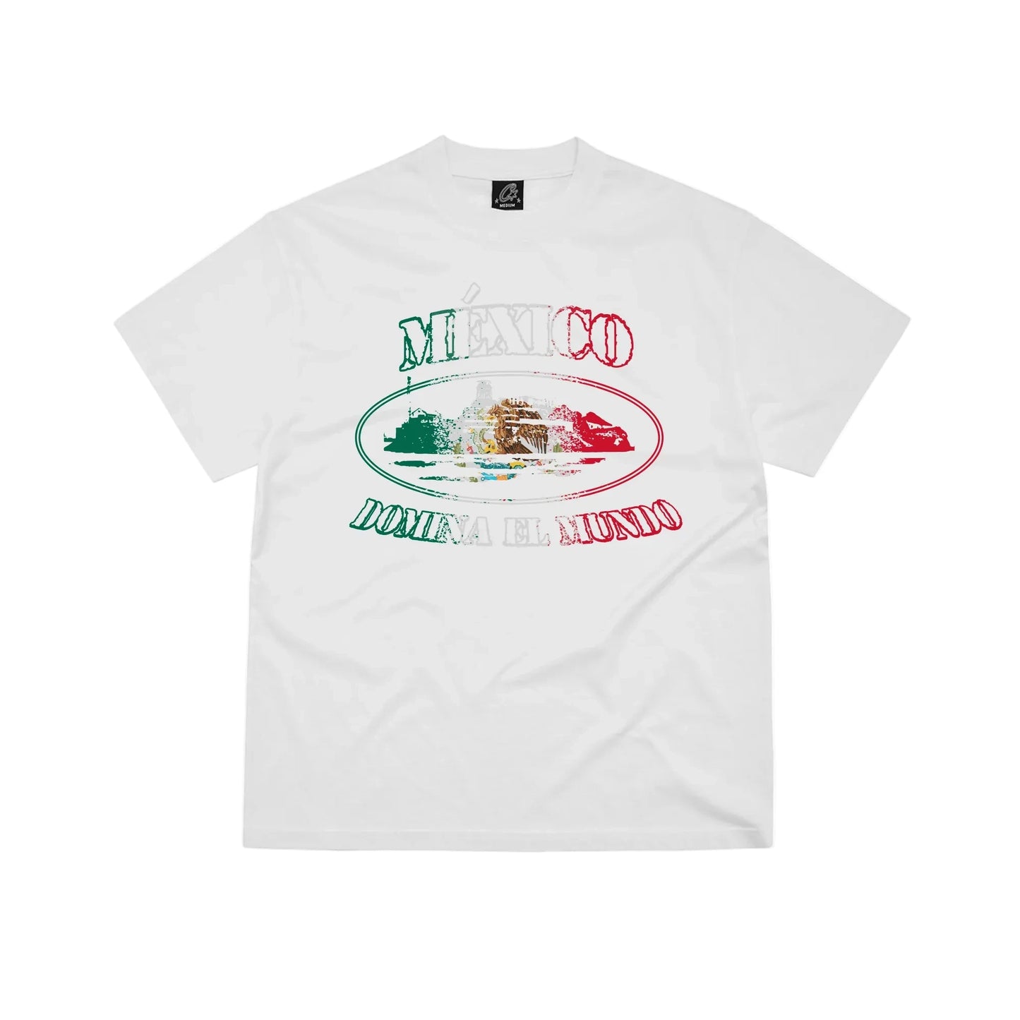 Corteiz Mexico Alcatraz Tee White